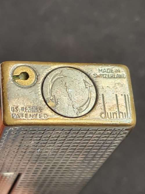 Vintage Silver Plated Dunhill Lighter (needs flint and gas) made in Switzerland - as per photograph