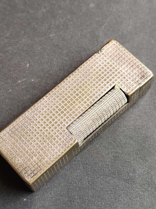 Vintage Silver Plated Dunhill Lighter (needs flint and gas) made in Switzerland - as per photograph