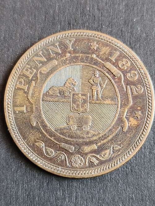 Zar Penny 1892 - as per photograph
