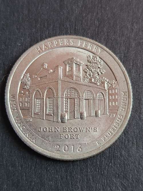 USA 1/4 Dollar 2016P (John Browns Forte) - as per photograph