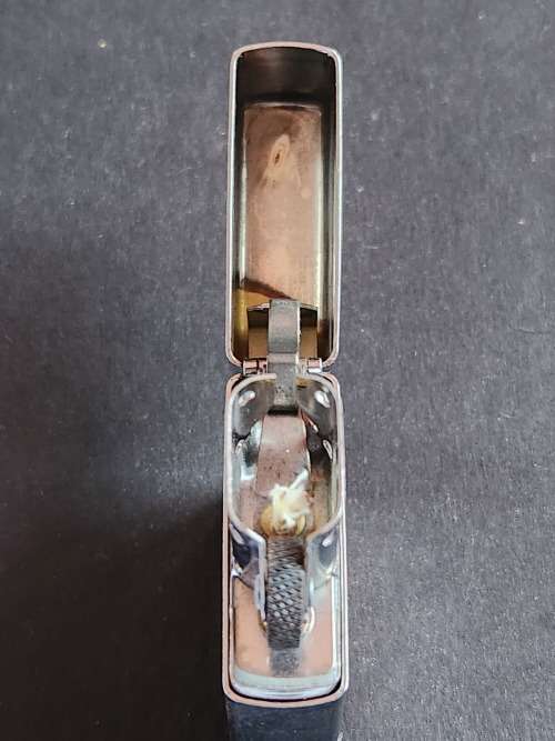 Zippo Stainless Steel engraved GGSA Callipygian Lighter (mint condition) - as per photograph