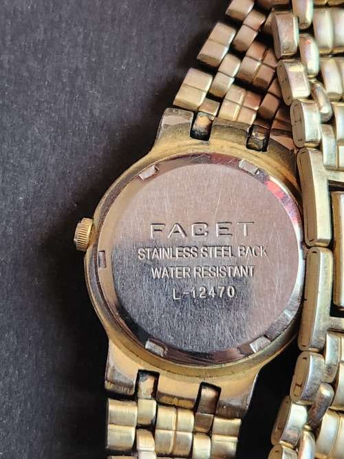 Vintage Ladies Facet Watch (not working) - as per photograph