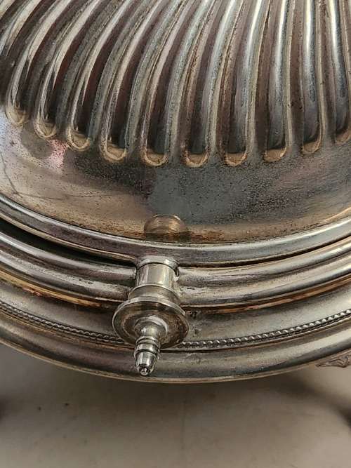 Vintage Silver Plated Roller Top Butter/Cavier Dish maker JBC & S Ltd - as per photograph