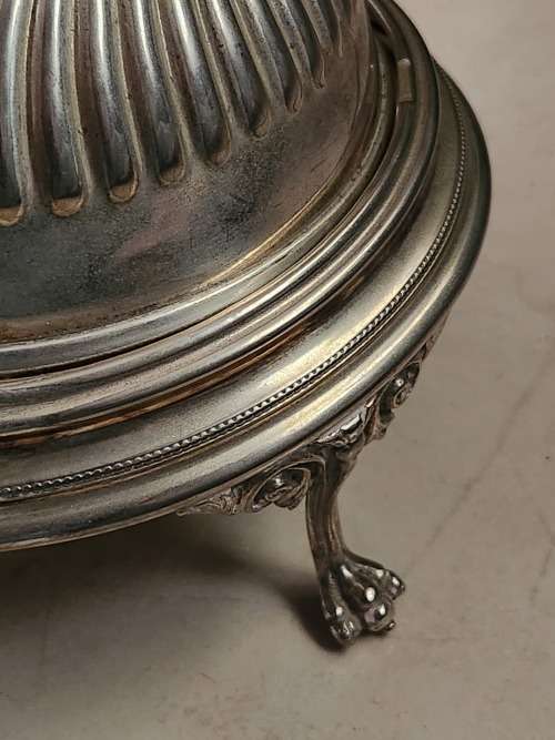 Vintage Silver Plated Roller Top Butter/Cavier Dish maker JBC & S Ltd - as per photograph