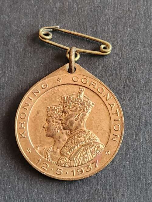 Union of South Africa Bronze Medallion to Commemorate the Coronation of King George VI 12.5.1937