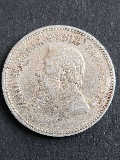 ZAR 2 1/2 Shillings 1896 - as per photograph