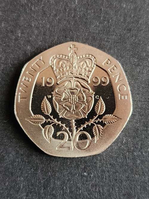 UK 20 Pence 1999 Proof- as per photograph