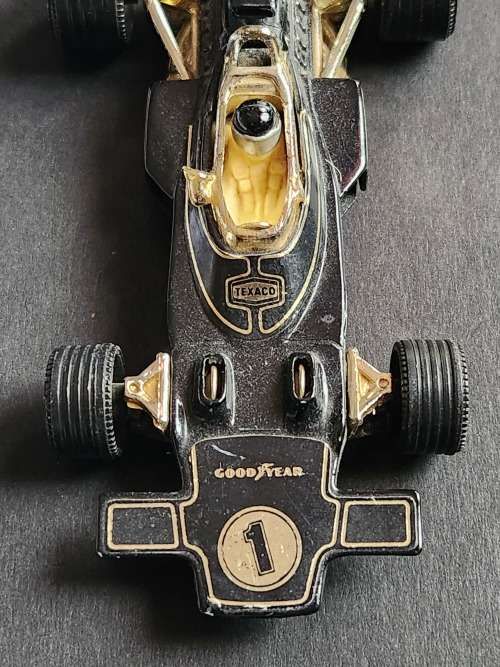 Corgi John Player Special F1 scale 1:36 made in Great Britain (Goodyear) - as per photograph