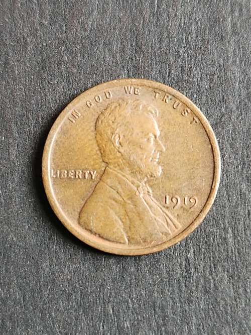 USA One Cent 1919 - as per photograph