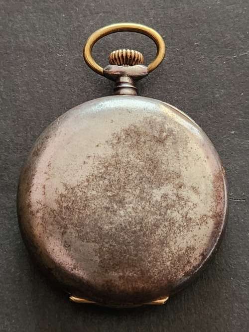 Vintage Lip Pocket Watch (not working) has original glass - as per photograph