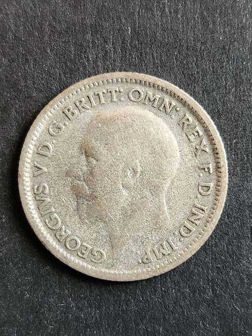 UK Sixpence 1928 Silver - as per photograph