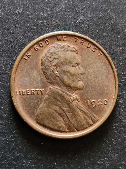 USA One Cent 1920 - as per photograph