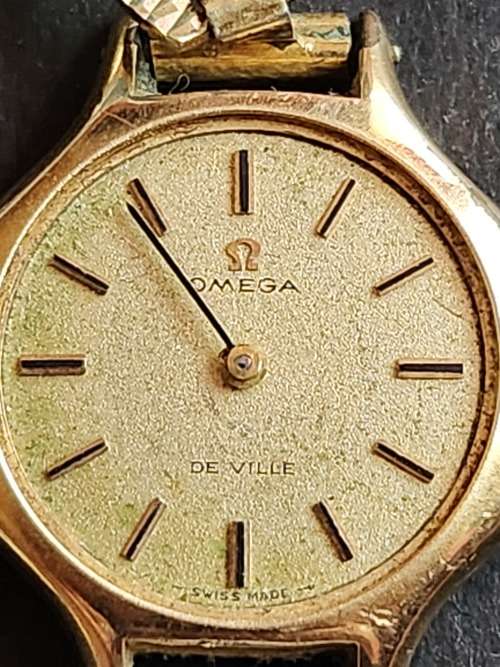 Vintage Ladies Omega Watch 20 Microns Swiss made (not working) - as per photograph