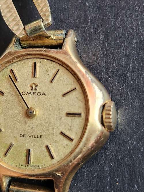 Vintage Ladies Omega Watch 20 Microns Swiss made (not working) - as per photograph