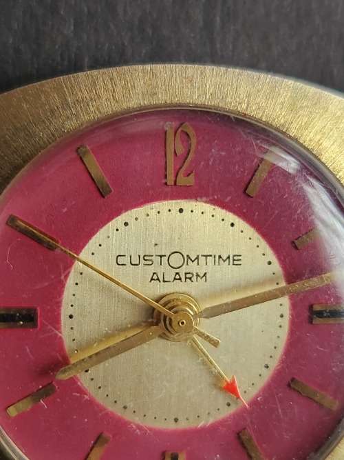 Vintage Customtime Alarm Mechanical Nurse`s Fob Watch (runs/stops) needs to be serviced- as per pho