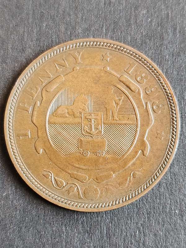 ZAR Penny 1898 - as per photograph