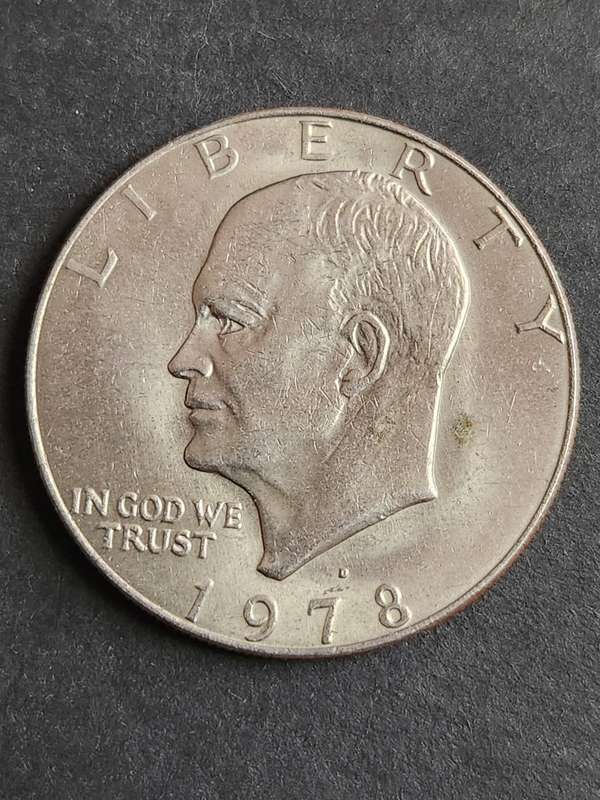 Eisenhower Dollar 1978D - as per photograph