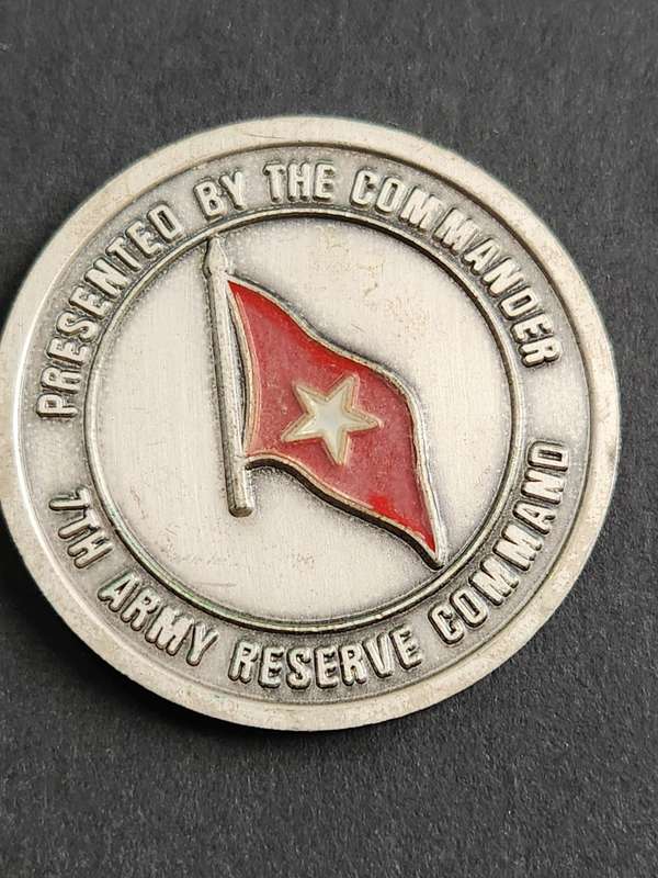 US Army Reserve Command Germany presented by the Commander 7th Army Reserve- as per photograph