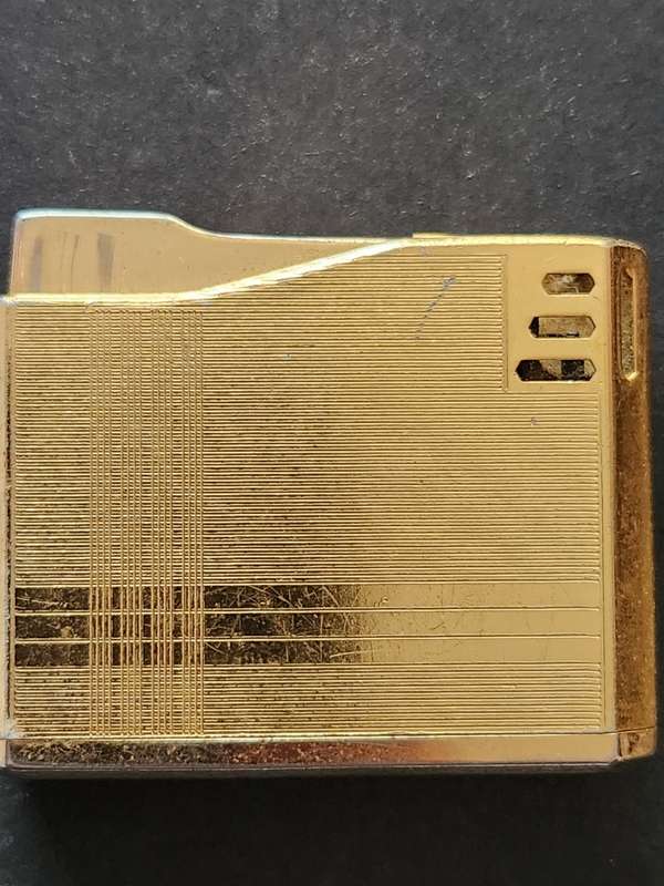 Vintage Gold Plated Unicorn Eletronic Lighter made in Japan (needs gas) - as per photograph