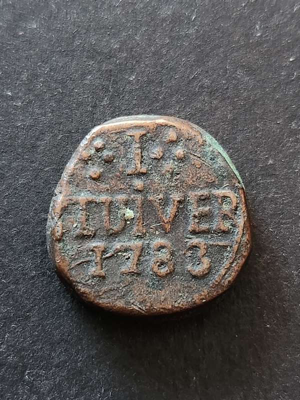 Ven Riebeeck Replika Token 1 Stuiver 1783 - as per photograph