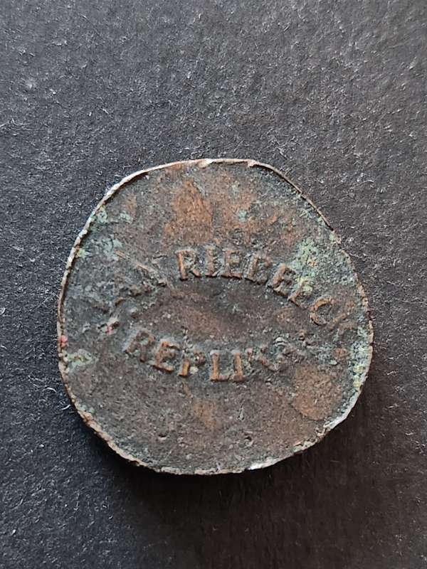Ven Riebeeck Replika Token 1 Stuiver 1783 - as per photograph