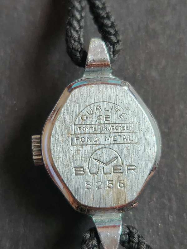 Vintage Buler 17 Jewels Swiss made Ladies Mechanical Watch (not working) - as per photograph