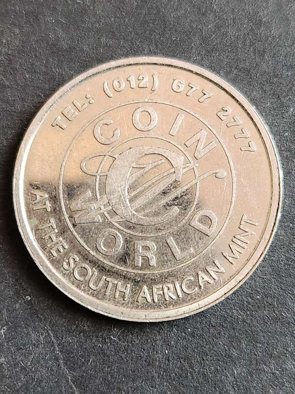 Coin World Token the Black Rhino 2010 - as per photograph