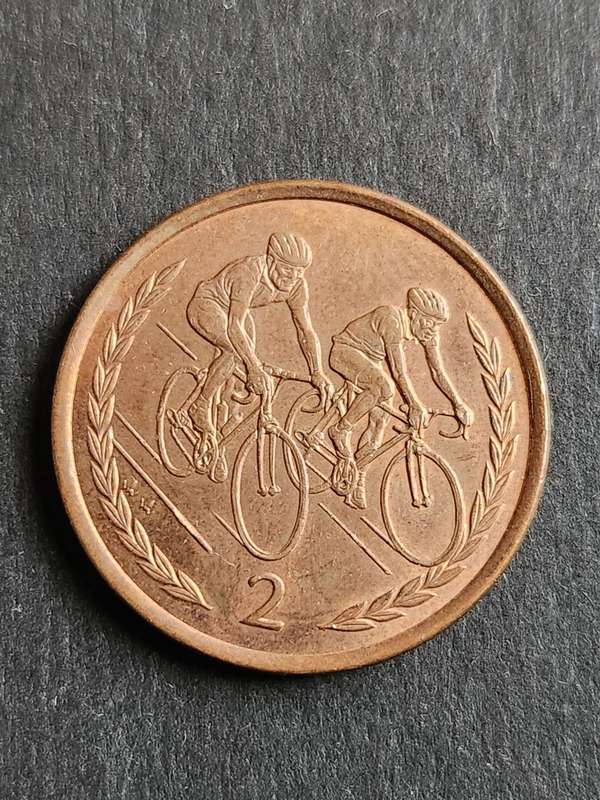 Isle of Man 2 Pence 1996 - as per photograph