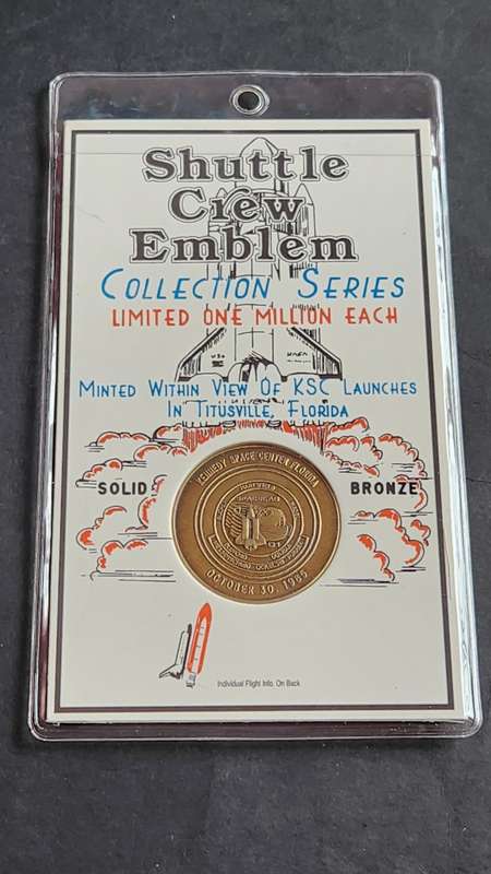 Shuttle Crew Emblem Collection Series Limited One Million each Sold Bronze - as per photograph