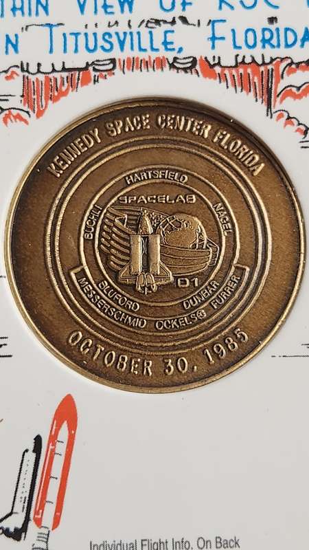 Shuttle Crew Emblem Collection Series Limited One Million each Sold Bronze - as per photograph