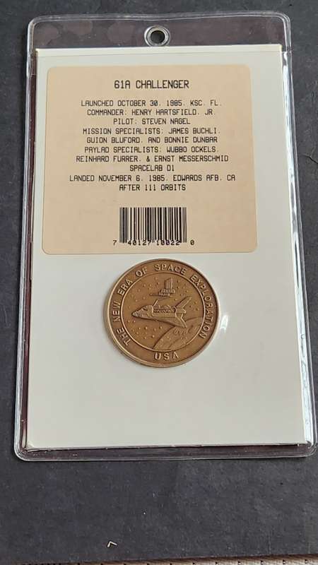 Shuttle Crew Emblem Collection Series Limited One Million each Sold Bronze - as per photograph