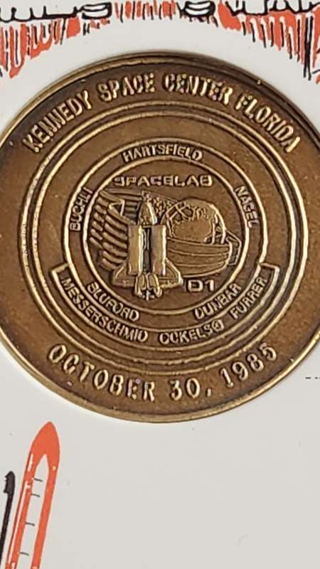 Shuttle Crew Emblem Collection Series Limited One Million each Sold Bronze - as per photograph