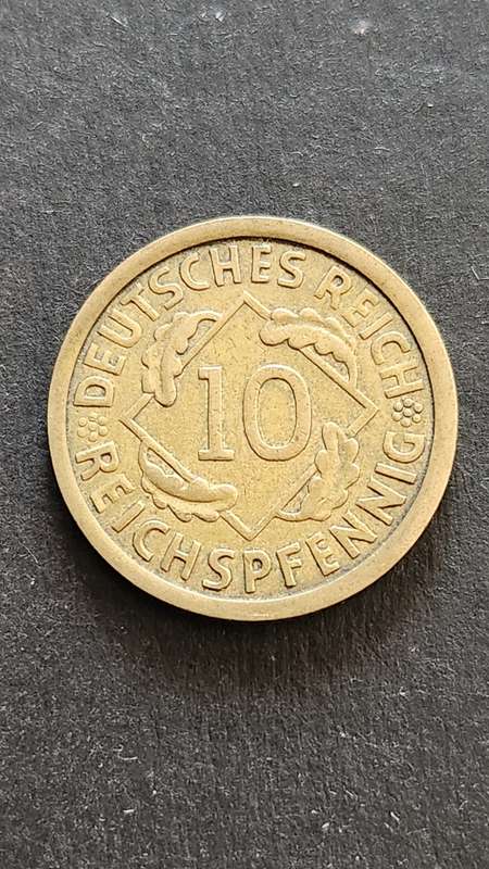 Deutsches Reich 10 Pfennig 1925 - as per photograph