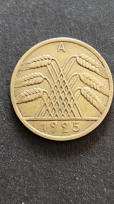 Deutsches Reich 10 Pfennig 1925 - as per photograph