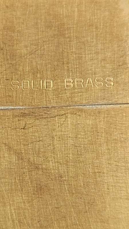 Vintage Solid Brass Zippo Lighter 1932-1984 - as per photograph