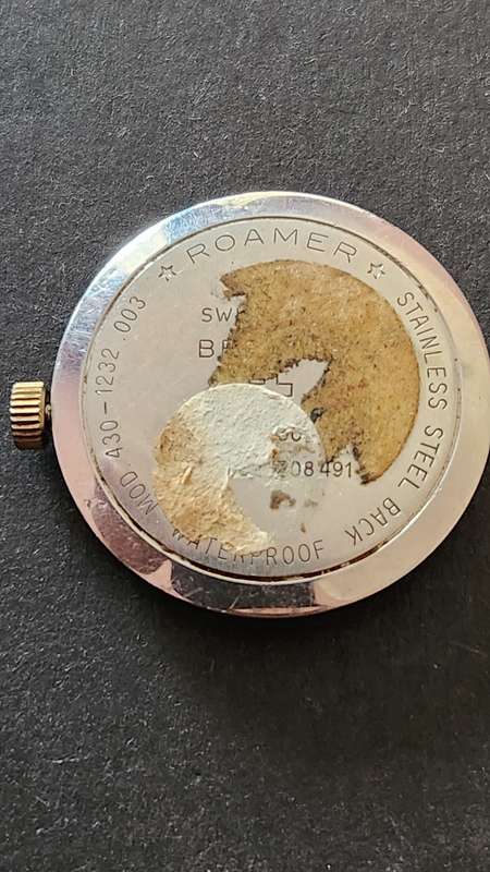 Vintage Roamer Anfibio Inca Block 17 Jewels Watch Movement - as per photograph
