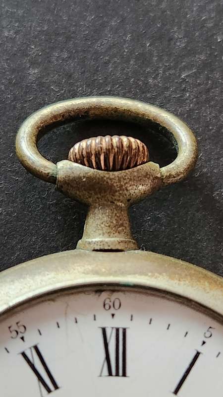 Vintage Omega Pocket Watch (not working) Missing glass and hands - as per photograph