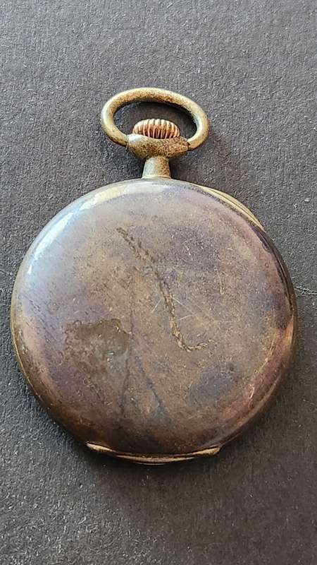 Vintage Omega Pocket Watch (not working) Missing glass and hands - as per photograph