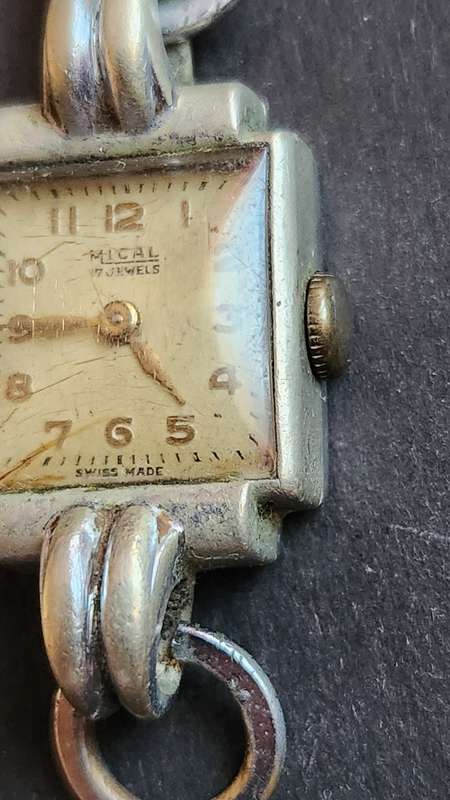 Vintage Ladies Mical 17 Jewels Swiss made Mechanical Watch (not working) - as per photograph