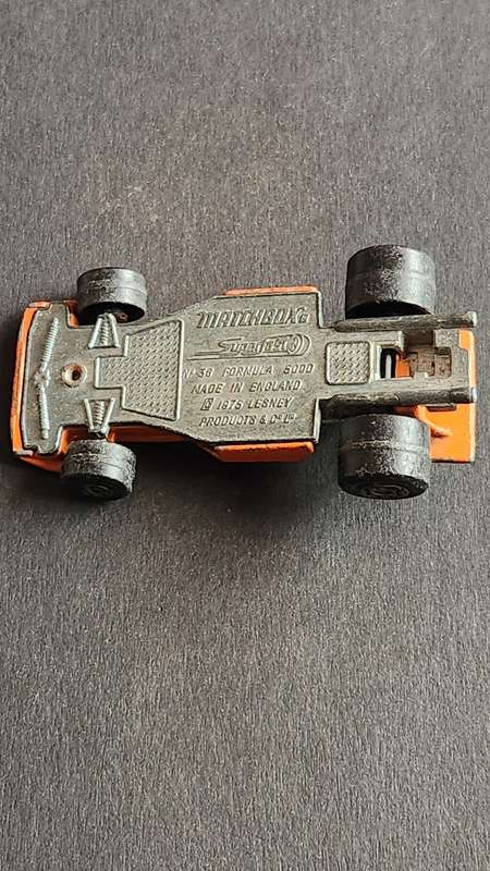 Matchbox no. 36 Formula 5000 made in England 1975 Lesney Produts & Co. - as per photograph