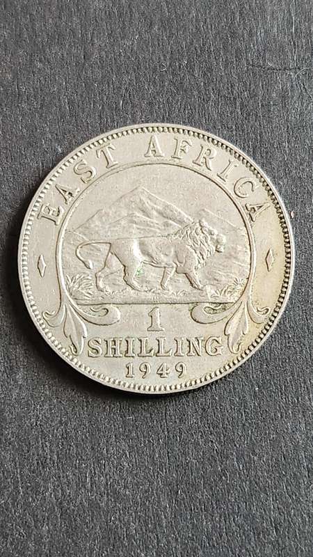 East Africa One Shillings 1949 - as per photograph