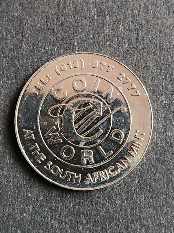 SA Mint Coin World Token Motor Harley Davidson Cycles 3 November 2002 - as per photograph