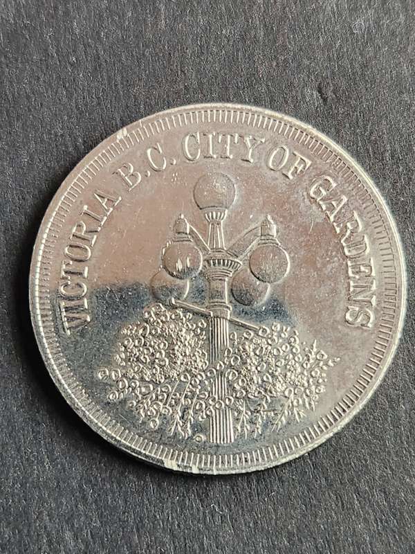 Victoria BC Canada (City of Gardens) Value 1 Dollar in Victoria- expires September 30 1981 (Token)