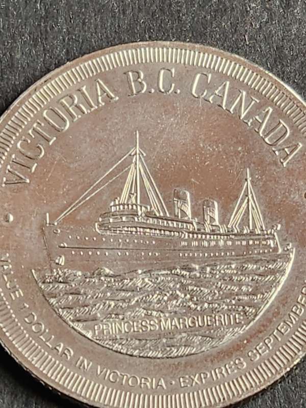 Victoria BC Canada (City of Gardens) Value 1 Dollar in Victoria- expires September 30 1981 (Token)
