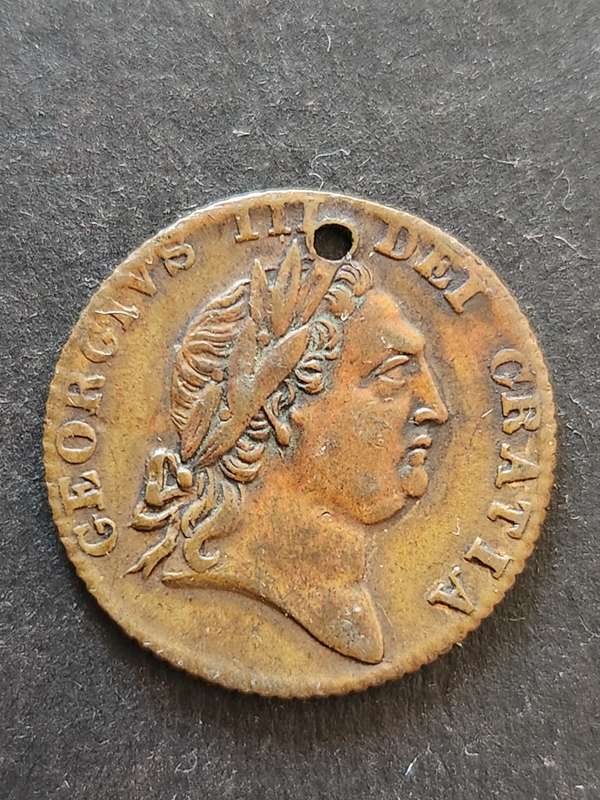 George III Token (scarce) 1/2 Guinea 1788 - as per photograph