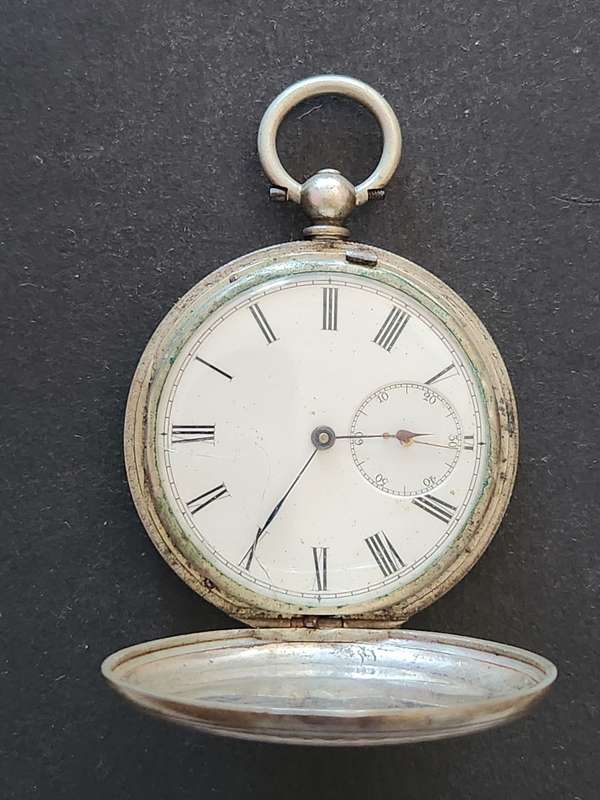 Vintage Men`s Pocket Watch (not working) 40mm x 40mm - as per photograph
