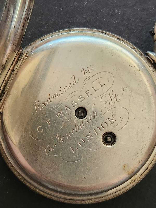 Vintage Men`s Pocket Watch (not working) 40mm x 40mm - as per photograph