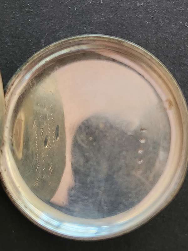 Vintage Men`s Pocket Watch (not working) 40mm x 40mm - as per photograph