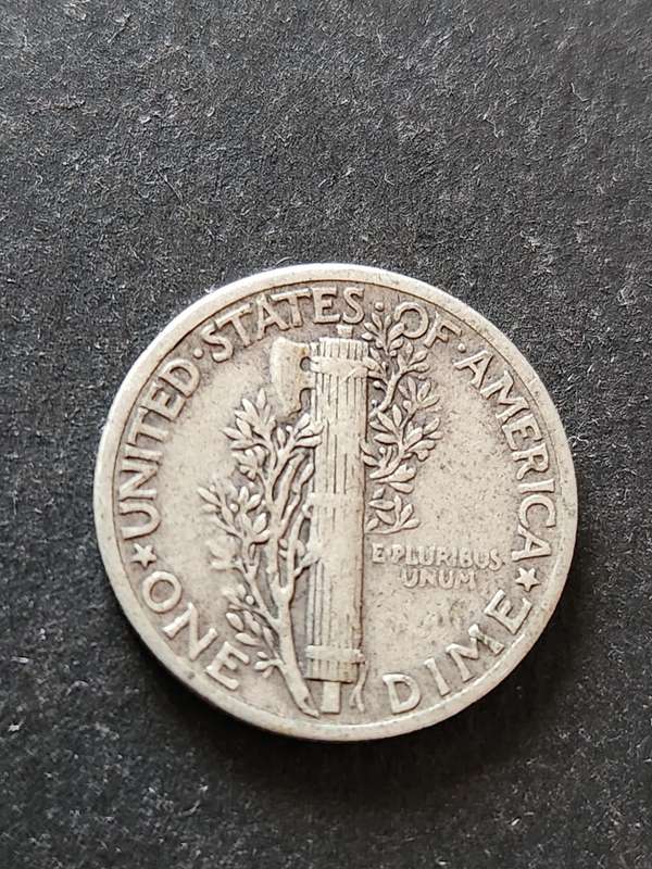 USA Mercury Dime 1945 Silver - as per photograph