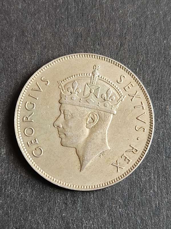 East Africa One Shilling 1950 - as per photograph